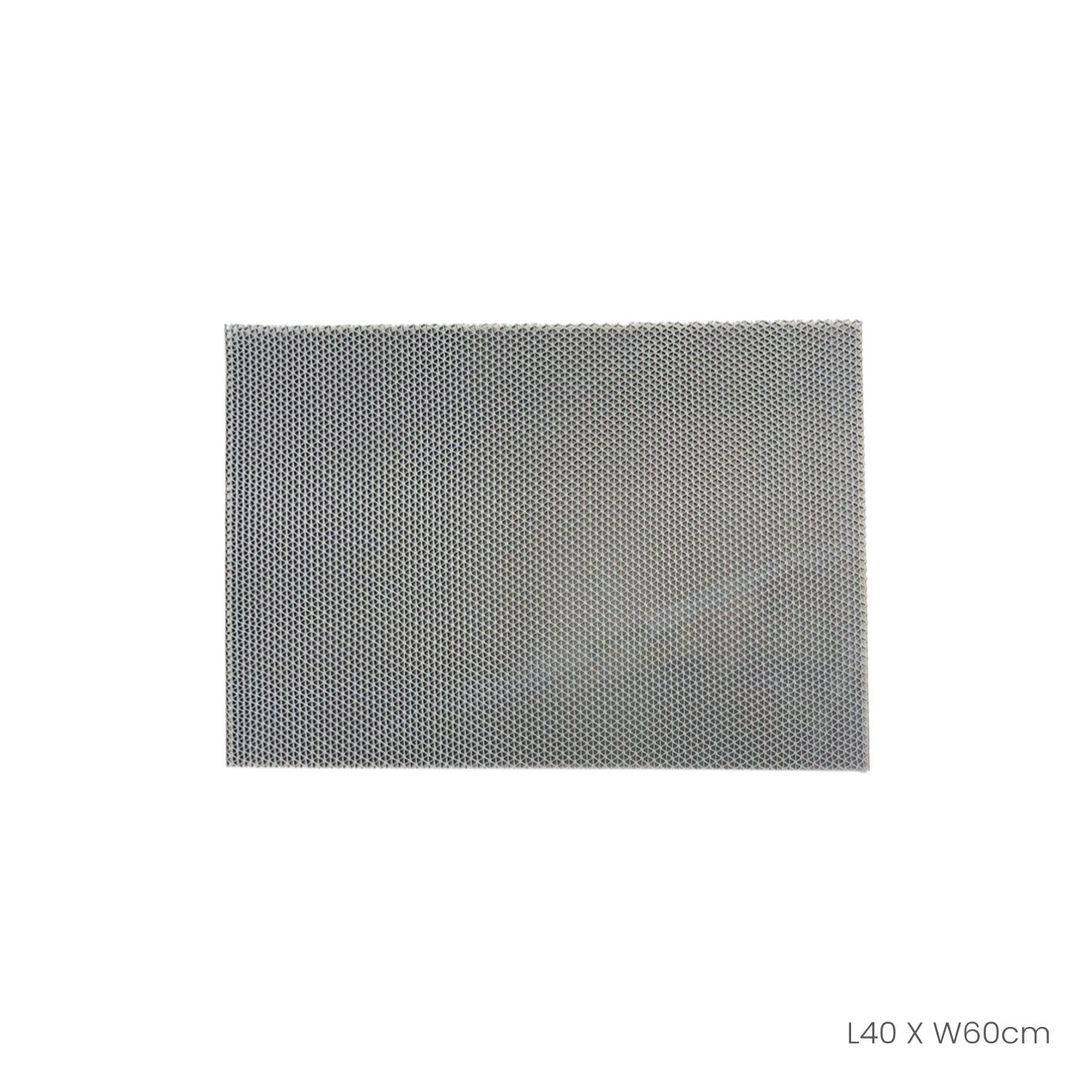 FLOOR MAT 40X60CM/ PLAIN GREY (HFH7036G)